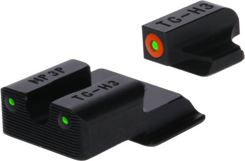 TRUGLO SIGHT SET FOR GLOCK LOW - TRITIUM PRO ORANGE W/U-NOTCH