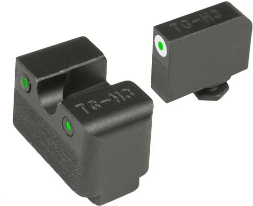 TRUGLO SIGHT SET FOR GLOCK LOW - MOS TRITIUM PRO WHT W/U-NOTCH