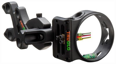 TRUGLO BOW SIGHT STORM 3-PIN - .019 DIA BLACK