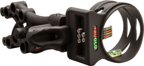 TRUGLO BOW SIGHT CARBON XS - XTREME 5-PIN .019DIA BLACK