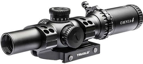 TRUGLO OMNIA 1-4X24MM SCOPE - 30MM TUBE IR SP W/1PC MOUNT DO