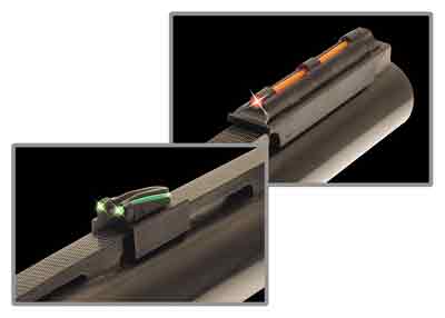 TRUGLO SIGHT SET GOBBLE-DOT - SNAP-ON FOR 6MM RIB RED/GREEN