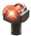 TRUGLO SIGHT STAR BRITE DELUXE - 3/56 THREAD FIBER OPTIC RED