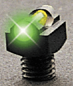 TRUGLO SIGHT STAR BRITE DELUXE - 3MM THREAD FIBER OPTIC GREEN