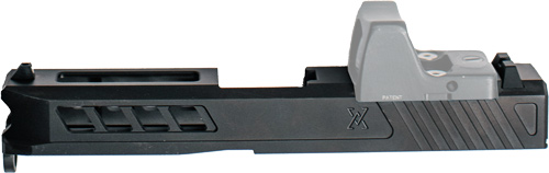 TRUE PRECISION FOR GLOCK 19 - SLIDE W/RMS CUT&PLATE BLK DLC