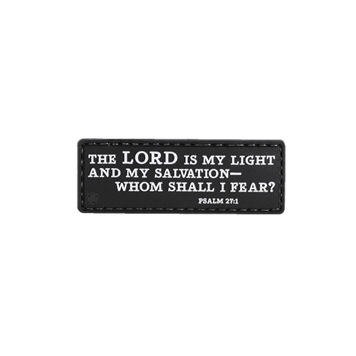 Psalm 27:1 Morale Patch (6 PACK)