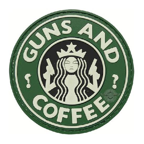 Guns & Coffee Morale Patch (6 PACK)