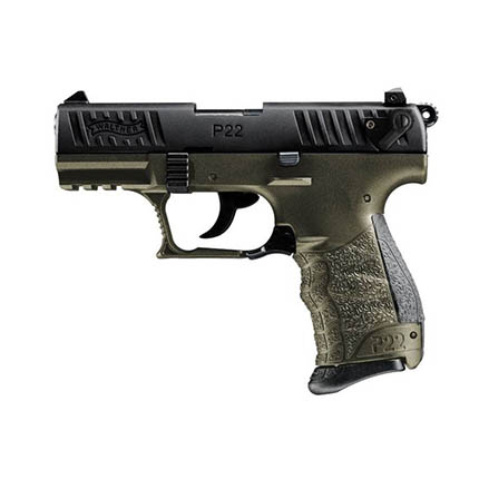 P22Q .22LR. 10RD. Mil OD 10RD