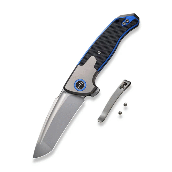 WEKNIFE Press Check Flipper Knife Titanium & G10 Handle (3.15"" CPM 20CV Balde)