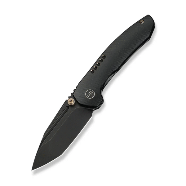 WEKNIFE Micro Trogon Thumb Stud Knife Black Titanium Handle