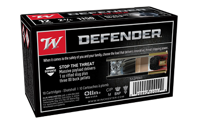 WIN DEFENDER 12GA 2.75" 3-00/1OZ 10/