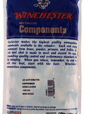WINCHESTER UNPRIMED CASES - 45 ACP 100 PACK 20PK/CS