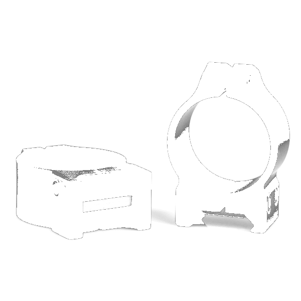 Warne 30mm, PA, Low Matte Rings