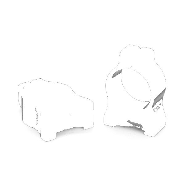 Vapor 1 inch, Low Matte Rings