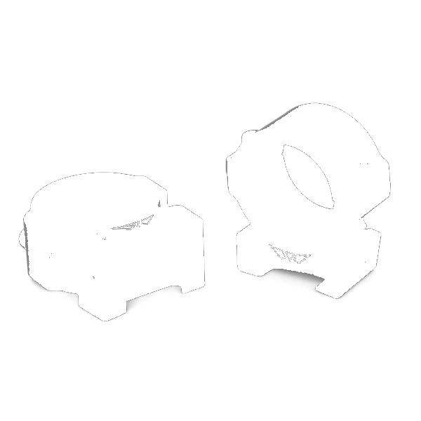 Vapor Horizontal 30mm, Medium Matte Rings