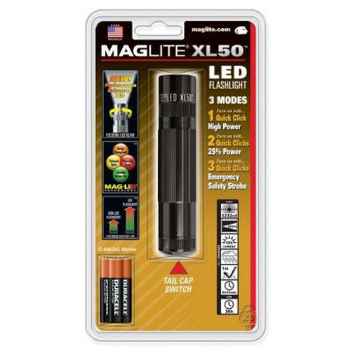 XL50 LED 3 AAA-Cell Flashlight
