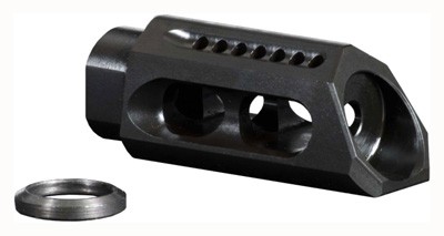 YHM SLANT MUZZLE BRAKE/COMP - .308 5/8X24 THREADS