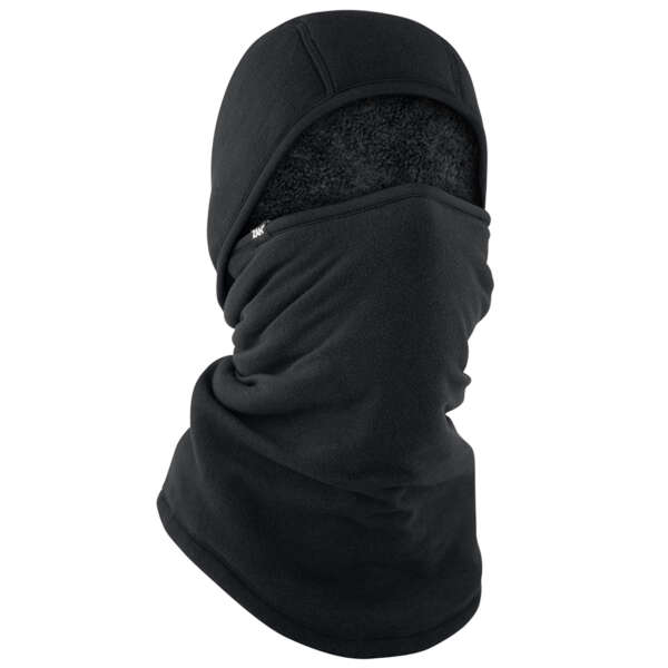 Zan Balaclava SportFlex Series High Pile Fleece Black