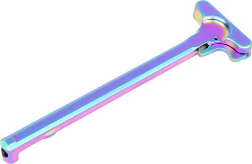 GUNTEC AR15 CHARGING HANDLE - MATTE RAINBOW PVD COATED