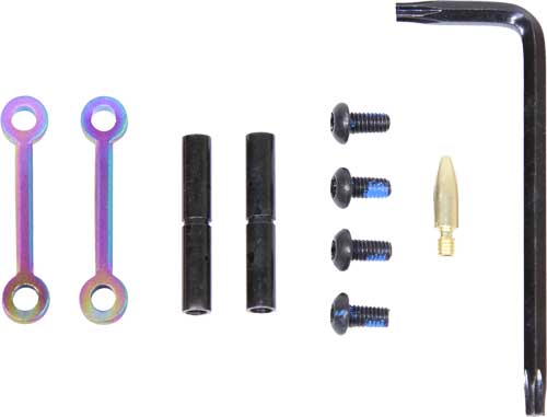 GUNTEC AR15 ANTI-ROTATION - TRIGGER/HAMMER PIN SET RAINBO