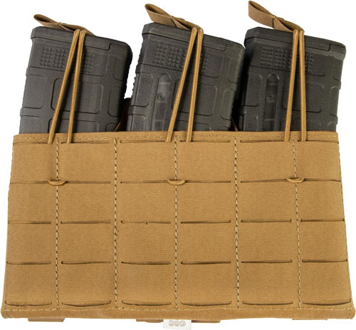 GREY GHOST GE TRIPLE MAG PANEL - 5.56 MAG POUCH LAMINATE COYOTE