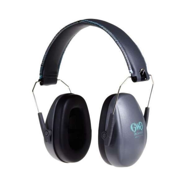 Allen Girls With Guns Assure Low-Profile Earmuffs Gray/Teal/Black -NRR 23db