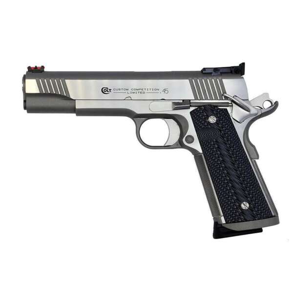 Colt Custom Competition Handgun .45 Auto 8rd Magazine 5" Barrel Stainless Finish