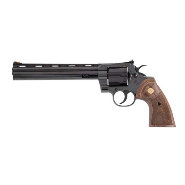 Colt Blued Python Classic Handgun .357 Mag 6rd Capacity 8" Barrel Wood Grips