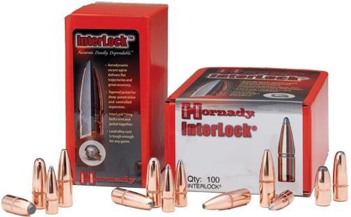 Hornady InterLock Bullets .35 cal .358" 200 gr RN 100/ct