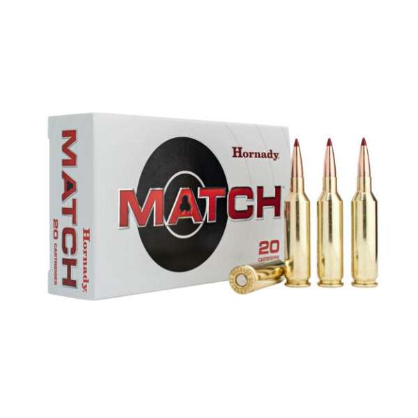 Hornady ELD Match Rifle Ammunition 25 Creedmoor 134gr PT 2800 fps 20/ct