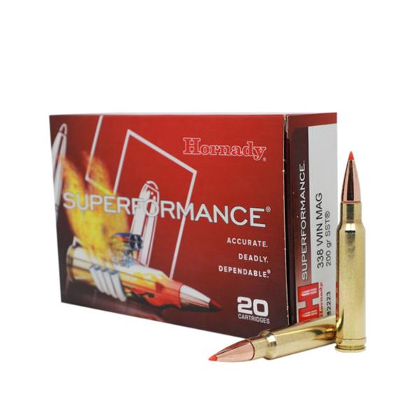 Hornady Superformance Rifle Ammunition .338 Win Mag 200 gr SST 3030 fps - 20/box
