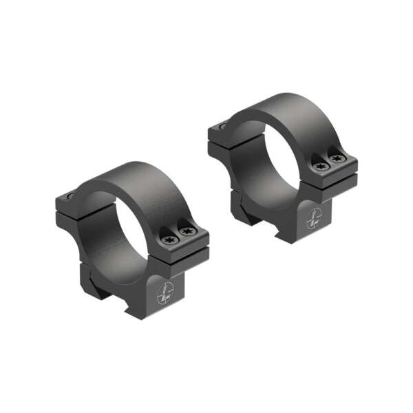 Leupold Open Range Rimfire Cross-Slot Rings 30mm Medium Black