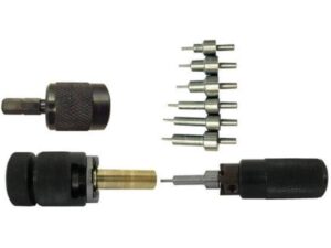 Lyman E-ZEE Trimmer Handgun Set & Pilots for 9mm .38 Spl .357 .40 S&W .44 Mag & 45 ACP