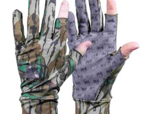 Knight & Hale Run N' Gun Gloves One Size Mossy Oak Greenleaf