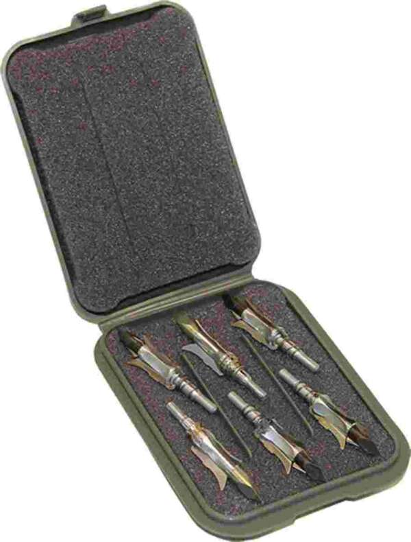 MTM Mechanical Broadhead Case Army Green