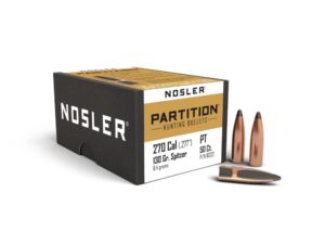 Nosler Partition Rifle Bullets .270 cal .277" 130 gr SPT 50/ct
