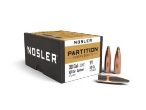 Nosler Partition Rifle Bullets .308 cal .308" 180 gr SPT 50/ct