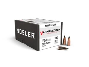 Nosler VarMageddon Rifle Bullets .17 cal .172" 20 gr FB-TIPPED 100/ct