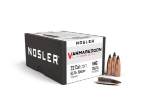 Nosler VarMageddon Rifle Bullets .22 cal .224" 55 gr FB-TIPPED 250/ct