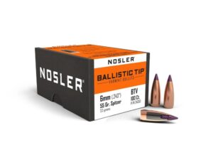 Nosler Ballistic Tip Varmint Rifle Bullets 6mm .243" 55 gr SBT-SB 100/ct