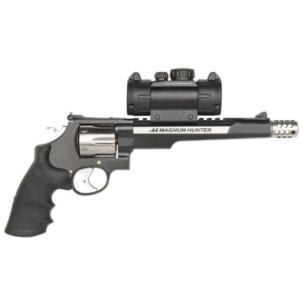 S&W PC M629 Hunter w/Red/Green Dot Handgun .44 Mag 6rd Capacity 7.5" Barrel w/Compensator Two-Tone Finish