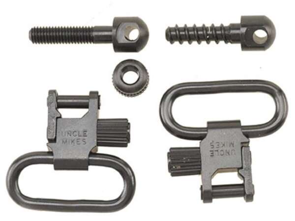 Uncle Mike's QD Machine Screw Type Swivel - 1" Black