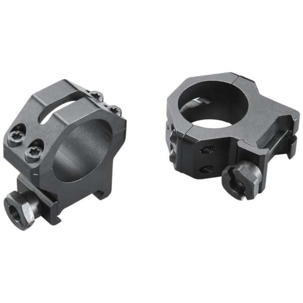 Weaver 4-Hole Skeleton Aluminum Scope Rings 1" High Matte
