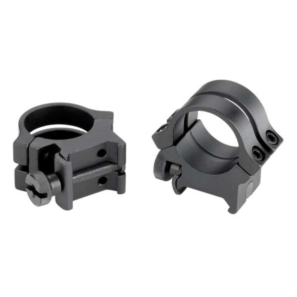 Weaver Quad Lock Detachable Scope Rings 1" High Matte