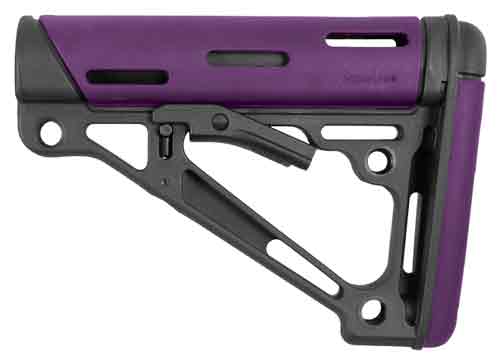 HOGUE AR-15 COLLAPSIBLE STOCK - PURPLE RUBBER MIL-SPEC