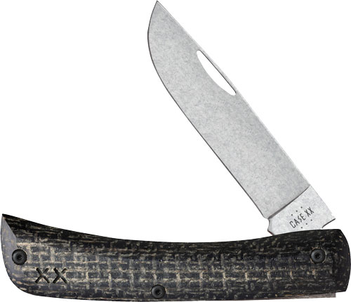CASE KNIVES CROSSROADS SERIES - BLACK BURLAP LAM SOD BUSTER JR
