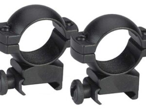 TRADITIONS RINGS 1" WEAVER - HIGH MATTE BLACK