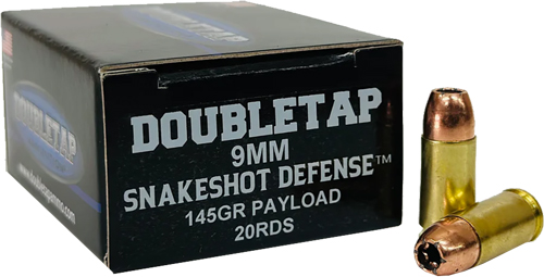 DOUBLETAP 9MM SNAKE SHOT – 20RD 50BX/CS