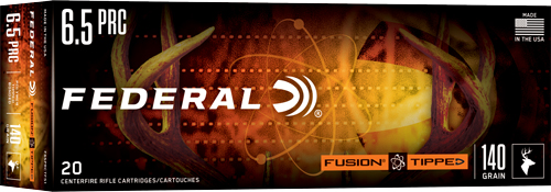 FEDERAL FUSION 6.5 PRC 140GR - TIPPED FUSION 20RD 10BX/CS