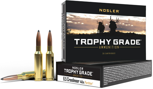 NOSLER TROPHY GRADE 6.5 CM – 140GR PARTITION 20RD 10BX/CS